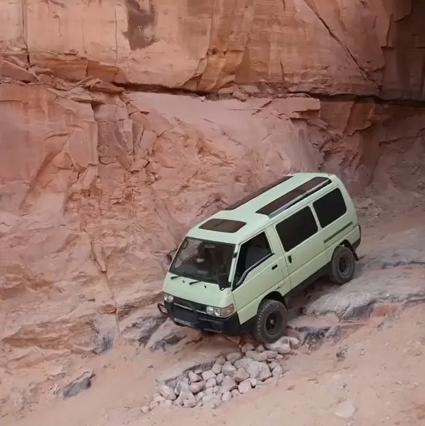 Matcha's first outing in Moab Utah.